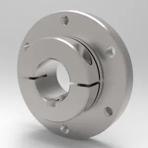 10mm Metric Accu-Flange��� Shaft Mounting Collar, Aluminum