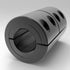 High-strength black oxide steel shaft coupling with one-piece clamp construction for rigid connections | 1-3/4" x 1-3/4" Steel (Black Oxide) One-Piece Clamp Rigid Shaft Coupling High Strength | 5L112112