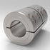 Stainless steel one-piece clamp rigid shaft coupling for aligned shafts | 7/8" x 7/8" Stainless Steel (303) One-Piece Clamp Rigid Shaft Coupling High Strength | 5S014014