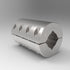5/8-inch square bore stainless steel two-piece clamp coupling | 5/8" x 5/8" Stainless Steel (316/316L) Two-Piece Square Bore Clamp Coupling | 15C010010