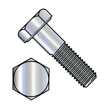 3/8" X 4 1/2" Hex Bolts, A307 Grade A, Plain, Low Carbon (Inch)