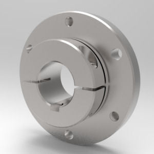 303 stainless steel metric shaft mounting collar with Accu-Flange design | 20mm Stainless Steel (303) Accu-Flange™ Metric Shaft Mounting Collar | 1SM020AFXK