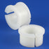 Nylon double flange pipe adapter bushing | Nylon Pipe Adapter Bushing for 1" Pipe Double Flange | 21P108