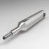 Compact 6-32 threaded aluminum handle with ergonomic Grip & Go™ high torque grip | 6-32 Aluminum Grip & Go™ High Torque Handle | 9AXGG006C