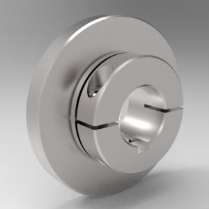 Aluminum Accu-Flange shaft collar for secure flange mounting and shaft positioning | 1/2" Aluminum Accu-Flange Shaft Collar | 1A008AFCK