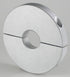 Lightweight aluminum clamp-on collar for 1-1/2 inch pipe or shaft mounting applications | 1-1/2" Aluminum Clamp-On Wrenching Collar - Two Piece, Round Bore | NBS2A108