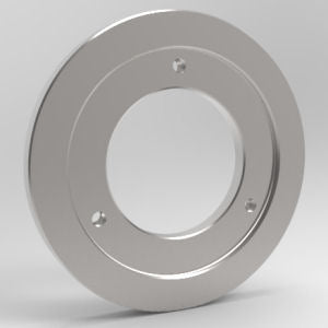Aluminum flange adapter ring for secure shaft and flange connection | 1/2" x 3.250" Aluminum Flange Adapter Ring | FRA0083753250