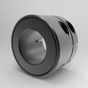 Machineable two-piece Accu-Clamp™ collar made from black oxide steel | 1-1/4" Steel (Black Oxide) Accu-Clamp™ Collar Two-Piece Machineable | 2L104ACM