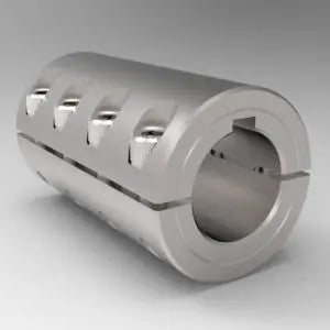 25mm X 25mm Metric Rigid Shaft Coupling Two-Piece Split Clamp-Type/KW, SS