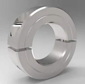 2 pc. split, Heavy Duty style, stainless collar w/ 20MM ID
