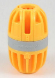 Yellow ABS plastic SlipKnot rope clamp for 0.438-inch rope, three-piece pack | 0.438" Yellow ABS Plastic SlipKnot™ Rope Clamp (Pack of 3) | SK3007-YEL