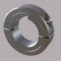 2 pc split style, 1018 steel collar w/ 1-1/2" ID and 3/8" keyway