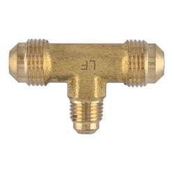 T-shaped lead-free pipe connector Lead-Free 7509 3/8 x 3/8 x 1/2 Tee