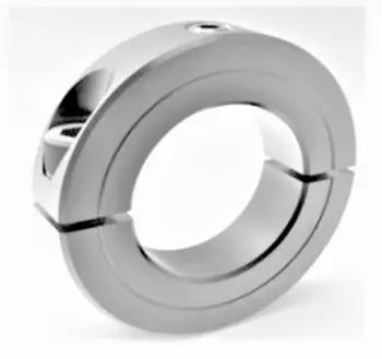 2 pc. split, 30MM ID stainless clamp collar with additional M8 set screw
