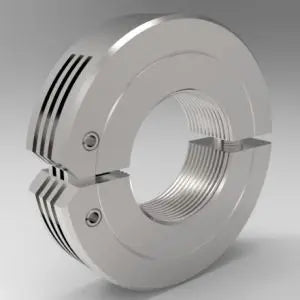 7/8"-9 UNF/UNC Threaded Shaft Collar Hinge Type, Stainless Steel