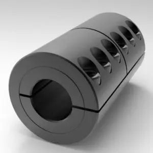 2-1/4" X 2-1/4" One-Piece Split Clamp-Type Rigid Coupling, Heavy Duty,Steel