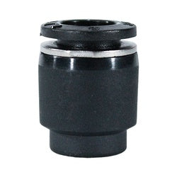 Compact polypropylene cap for secure tube sealing — 3/8 Plastic Polypropylene Cap