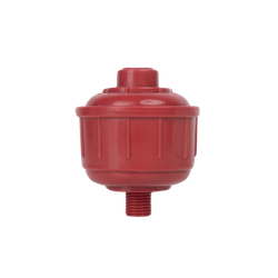 Red metal filter housing - Spray Gun Air Filter