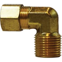 Threaded male iron pipe compression elbow 69 VS 1/2 x 1/2 Elbow