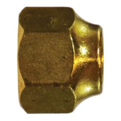 SAE 45-degree flared brass hex reducing nut fitting - 6602S 3/4 x 1/2 Reducing Nut