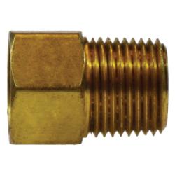 Durable brass 5/16 x 1/4 hose barb fitting designed for secure male connections in plumbing or fluid transfer applications + Male Brass Hose Barb Connector
