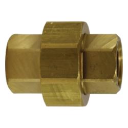 Female NPT pipe thread brass barstock pipe union fitting - 104 1/2 Domestic Forged Union