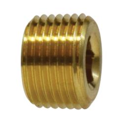Durable 3/8″ countersunk pipe plug, 109AL hex plug