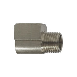 Durable nickel‑plated 1/8″ street elbow brass fitting 116NP