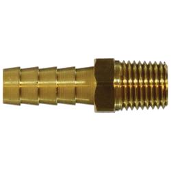 Precision hose barb fitting for versatile plumbing and equipment use — 129 VS 3/8 X 1/4 Hose Barb