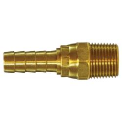 Brass hose fitting - 129 Swivel 1/4 x 1/4 Swivel Barb
