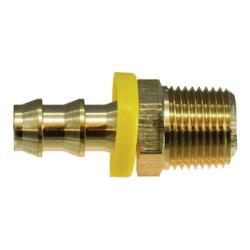 Durable brass hose connector for liquids - 129 Pipe O-Ring 1 5/8 x 3/4 Barb