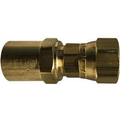 Versatile brass swivel designed for efficient and stable hose connections in various setups – 129 Reusable 16 3/8 x 5/8 x 1/4