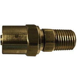 Versatile brass swivel designed for efficient and stable hose connections in various setups – 129 Reusable 17 1/4 x 5/8 x 3/8
