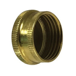 Leak-prevention cap designed to maintain clean and protected hose outlets during non-operation – S4 3/4 Garden Hose Cap Brass