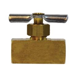 Industrial needle valve 3304p 1/4 Needle Valve with Stamped Handle