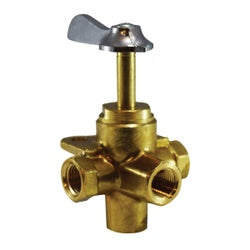 four-way selector valve used for multi-direction flow control 115amc 3/8 4-Way Valve