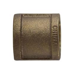 Durable red bronze coupling for heavy-duty pipe connections — 4 Red Bronze Coupling