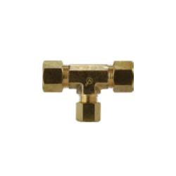 Lead-free 764R brass tee fitting for plumbing, 5/8 x 5/8 x 3/8 inch – Lead-Free 764R 5/8 x 5/8 x 3/8 Tee