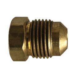 Lead-free brass flare plug for sealing 5/8-inch tubing connections – Lead-Free 7439 5/8 Plug

