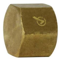 Lead-free threaded cap fitting Lead-Free 7108 1/8 Cap