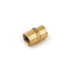 Brass coupling fitting, with female NPT pipe thread connections on both ends - Lead-Free 7103xh 1/4 Extra Heavy Coupling