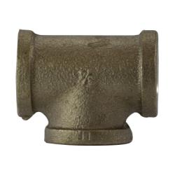 Corrosion-resistant red bronze tee used for creating three-way connections in plumbing systems – Lead-Free 1/4 Red Bronze Tee