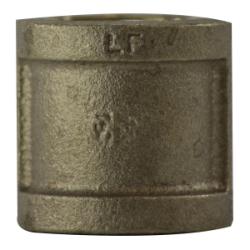 Solid lead-free extra heavy red bronze coupling providing reliable long-term performance for plumbing connections – Lead-Free 1 Extra Heavy Red Bronze Coupling