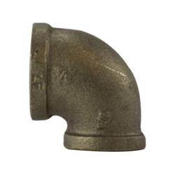 Lead-free regular bronze reducing elbow, durable pipe fitting for plumbing and garden water systems - Lead Free 3/4 x 1/2 Regular Bronze Reducing Elbow