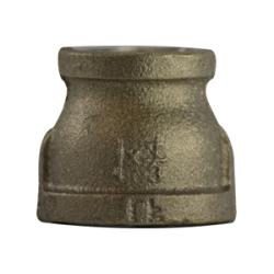 A robust lead-free red bronze reducing coupling engineered for precise and reliable pipe size reduction in plumbing systems – Lead-Free 3/4 x 1/4 Red Bronze Reducing Coupling.