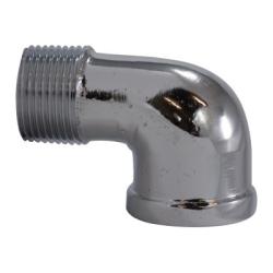 A high-quality lead-free chrome-plated brass street elbow crafted for durable and corrosion-resistant pipe applications – Lead-Free 1/2 Chrome-Plated Brass Street Elbow.