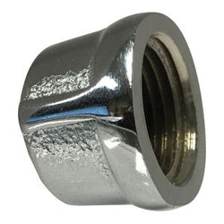 Threaded chrome brass cap fitting 1 1/2 Chrome-Plated Brass Cap