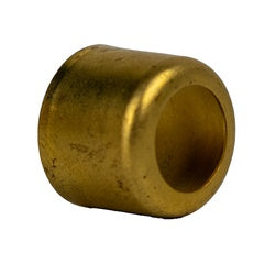 Machined brass ferrule engineered for dependable tube coupling – Brass Ferrule - Inner Diameter 1.2, Length 0.75