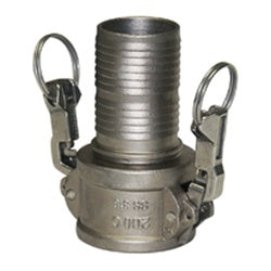 Quick-locking Part C camlock coupler 2 Part C Stainless Steel 316 Crimplok Quick Locking Q5