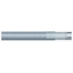 Clear PVC Tubing, flexible material used for fluid, air, or gas transfer - 3/4 x 200 Clear Reinforced Polyvinyl Chloride